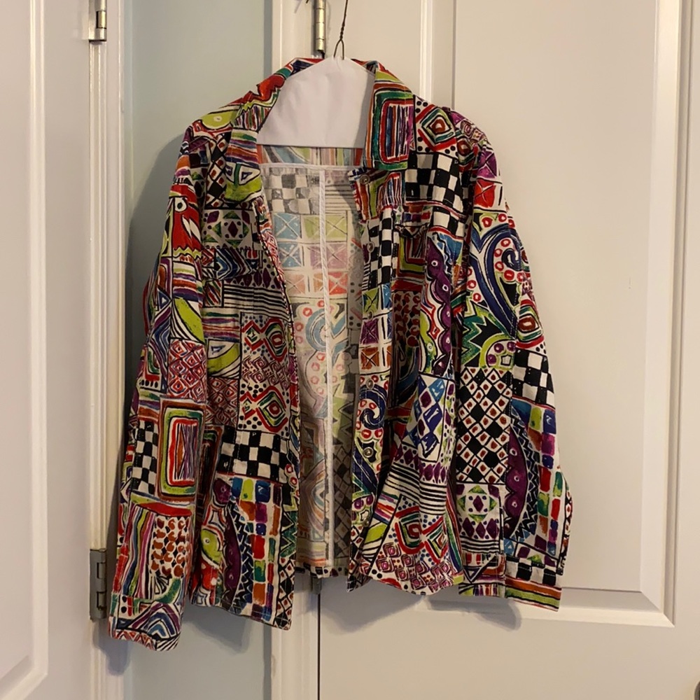Chico’s Colorful Blouse